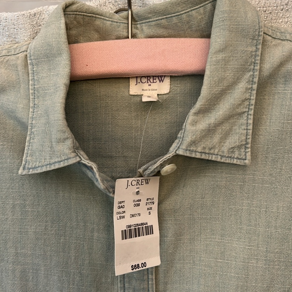J.Crew Factory Washed Out Chambray Shirt - Picture 2 of 5